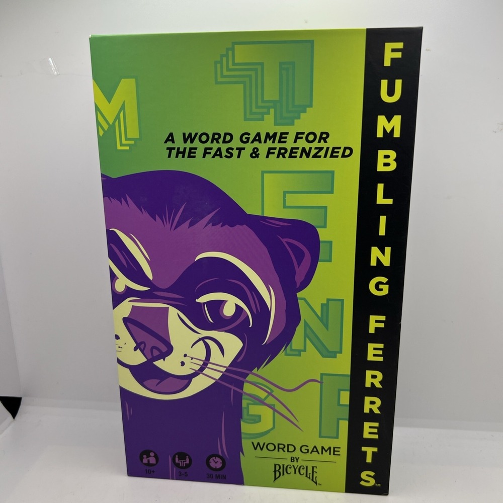 Fumbling Ferrets A Great Word& Party Game For The Fast & Frenzied By Bicycle New